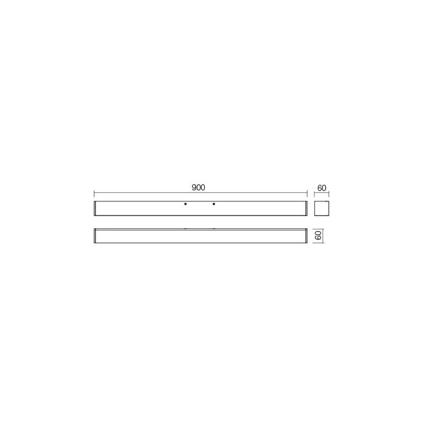 Redo 01-2328 - LED Kylpyhuoneen peilivalo THELA LED/25W/230V 90 cm CRI 90 IP44