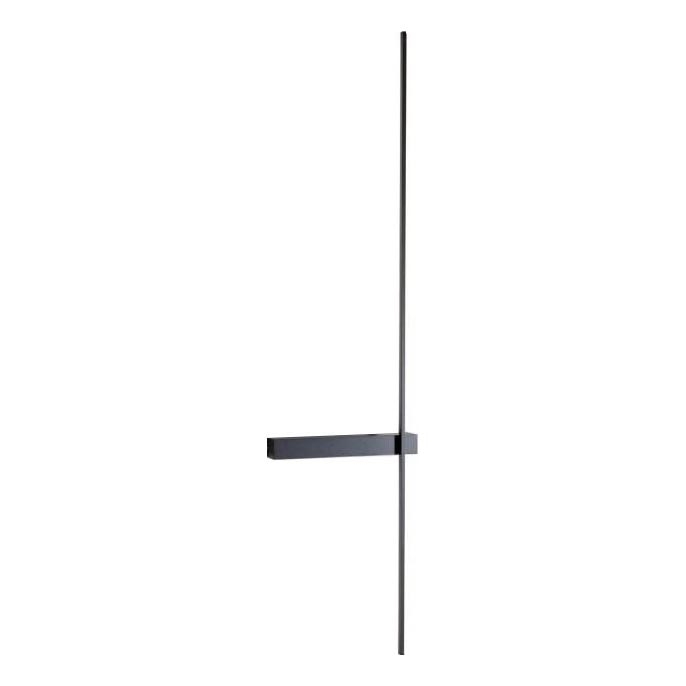 Redo 01-2480 - TANGENT LED/14W/230V seinävalaisin, musta