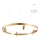 Redo 01-2492 - LED-kattokruunu johdossa SUMMIT LED/53,5W/230V CRI 90 halkaisija 80,8 cm kulta