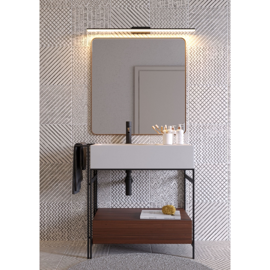 Redo 01-2508 - Kylpyhuoneen LED-peilivalo BARRIO LED/27,39W/230V 90 cm CRI 90 IP44 musta