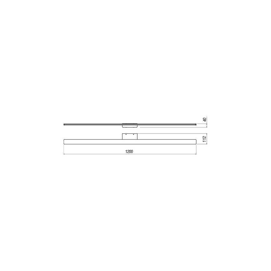 Redo 01-2511 - Kylpyhuoneen LED-peilivalo BARRIO LED/34,32W/230V 120 cm CRI 90 IP44 valkoinen