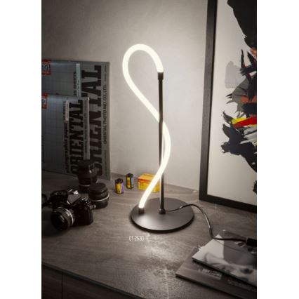 Redo 01-2530 - Himmennettävä LED-pöytävalaisin CORRAL LED/12W/230V musta
