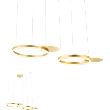 Redo 01-2606 - Himmennettävä LED-kattokruunu johdossa SIGUA LED/99W/230V CRI 90 3000K kulta