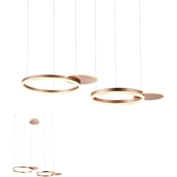 Redo 01-2607 - Himmennettävä LED-kattokruunu johdossa SIGUA LED/99W/230V CRI 90 3000K ruskea