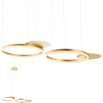 Redo 01-2609 - Himmennettävä LED-kattokruunu johdossa SIGUA LED/114W/230V CRI 90 3000K kulta