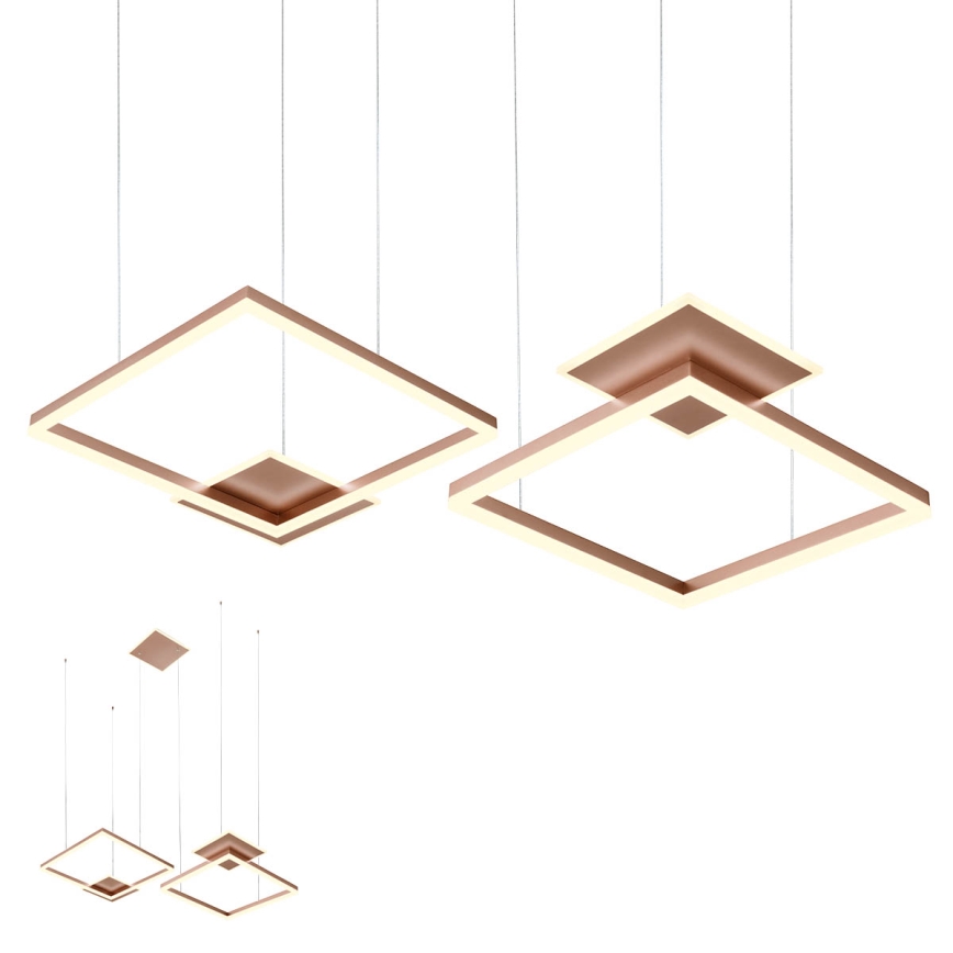 Redo 01-2616 - himmennettävä kaapelilla ripustettava LED-riippuvalaisin SIGUA LED/137W/230V CRI 90 ruskea