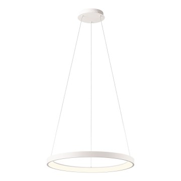 Redo 01-2672 - himmennettävä LED-riippuvalaisin vaijerilla ICONIC LED/50W/230V, halkaisija 58 cm, valkoinen
