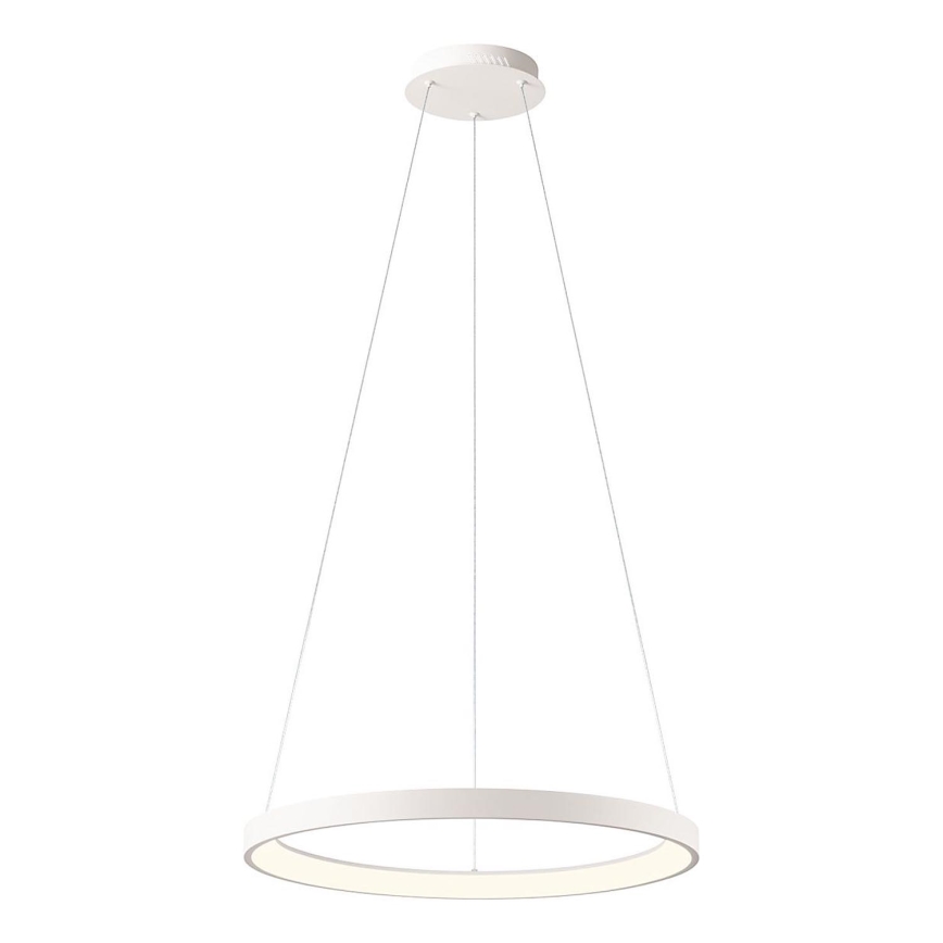Redo 01-2672 - himmennettävä LED-riippuvalaisin vaijerilla ICONIC LED/50W/230V, halkaisija 58 cm, valkoinen