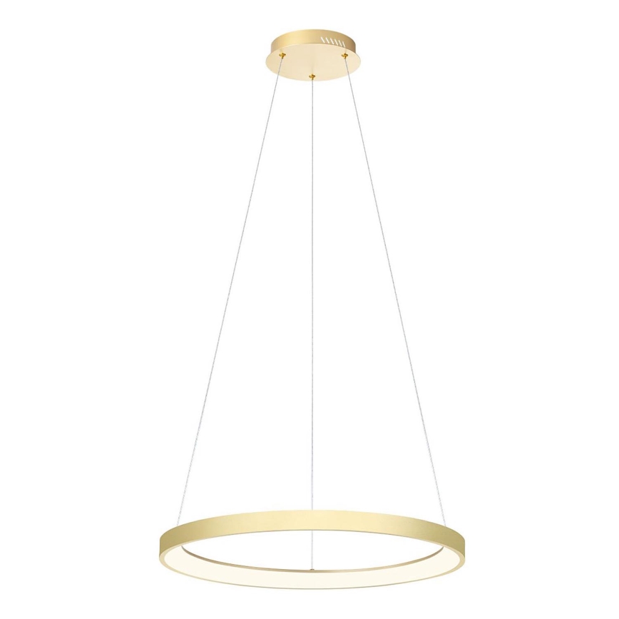 Redo 01-2673 - Himmennettävä LED-kattokruunu johdossa ICONIC LED/50W/230V halkaisija 58 cm kulta