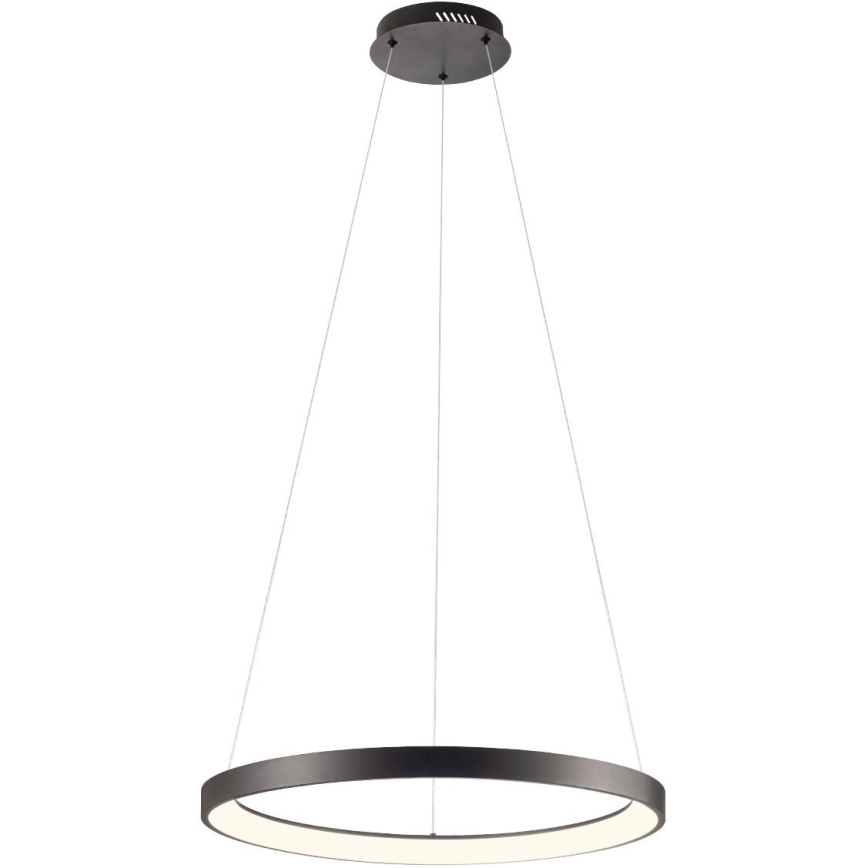Redo 01-2674- Himmennettävä LED-kattokruunu johdossa ICONIC LED/50W/230V halkaisija 58 cm musta