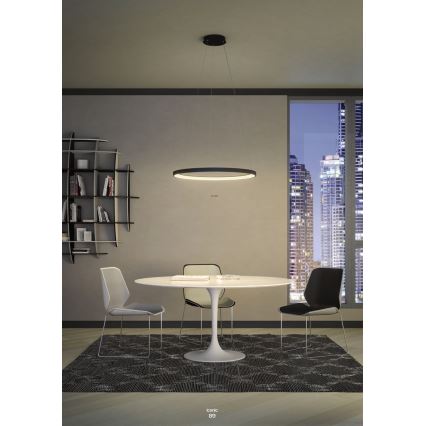 Redo 01-2676 - Himmennettävä LED-kattokruunu johdossa ICONIC LED/60W/230V halkaisija 78 cm kulta