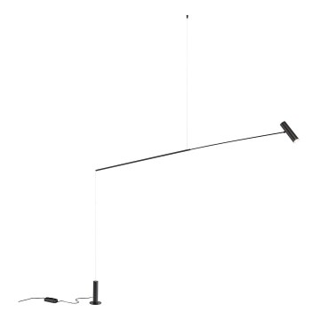 Redo 01-2695 - Himmennettävä LED-lattiavalaisin PICAS LED/12W/230V musta