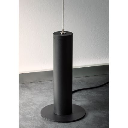 Redo 01-2695 - Himmennettävä LED-lattiavalaisin PICAS LED/12W/230V musta