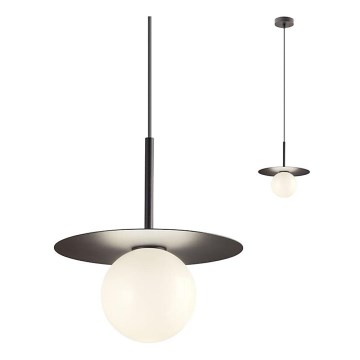 Redo 01-2728 - Kattokruunu johdossa PLATO 1xG9/10W/230V halkaisija 20 cm musta