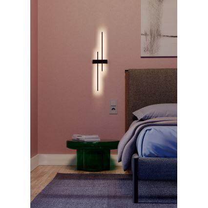 Redo 01-2747 - TANGENT LED seinävalaisin, 13W/230V, CRI 90, musta