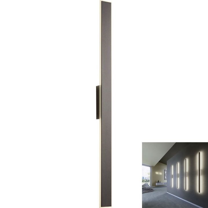 Redo 01-2769 - LED-seinävalaisin WAPI LED/23W/230V 90,5 cm musta