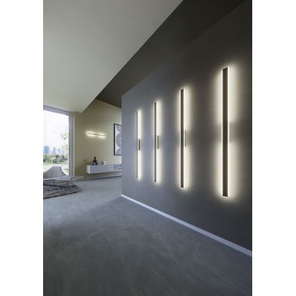 Redo 01-2769 - LED-seinävalaisin WAPI LED/23W/230V 90,5 cm musta