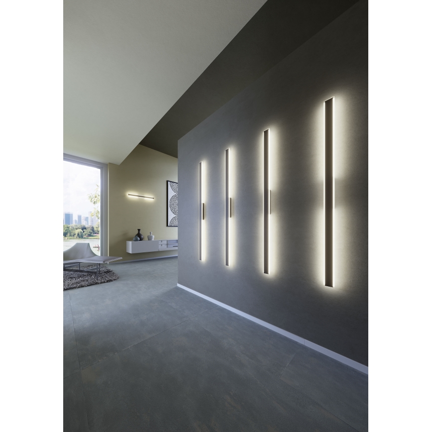 Redo 01-2769 - LED-seinävalaisin WAPI LED/23W/230V 90,5 cm musta
