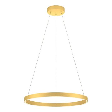 Redo 01-2865 - Himmennettävä LED-kattokruunu johdossa FEBE LED/37W/230V kulta