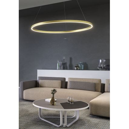 Redo 01-2867 - Himmennettävä LED-kattokruunu johdossa FEBE LED/37W/230V musta