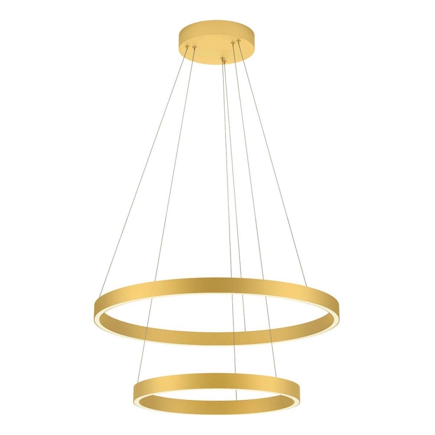 Redo 01-2889 - Himmennettävä LED-kattokruunu johdossa FEBE LED/62W/230V kulta