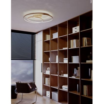 Redo 01-2973 - LED-kattovalaisin CENTRIX LED/92W/230V pronssi