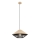 Redo 01-3007 - GRILL vaijerilla ripustettava riippuvalaisin 1xE27/42W/230V, halkaisija 39,6 cm, musta/beige