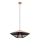 Redo 01-3009 - GRILL-riippuvalaisin vaijerilla 1xE27/42W/230V Ø 49,5 cm musta/ruskea