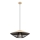 Redo 01-3011 - Riippuvalaisin vaijerilla GRILL, 1xE27/42W/230V, halkaisija 49,5 cm, musta/beige