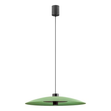 Redo 01-3019 - LED-riippuvalaisin vaijerilla LARS LED/14W/230V + LED/10W, halkaisija 60 cm, CRI 90, vihreä