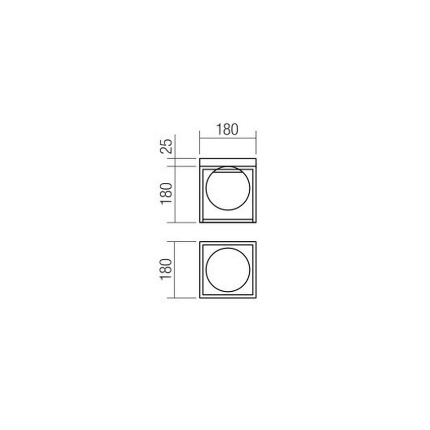 Redo 01-3053 - Kattovalo ZODIAC 1xE14/28W/230V