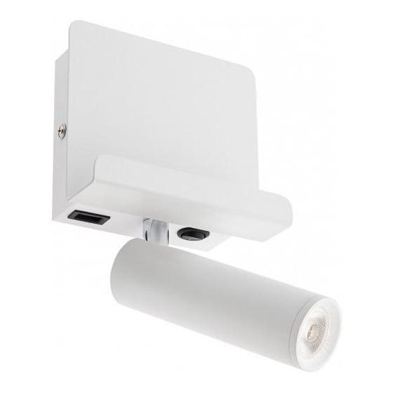 Redo 01-3083 - LED-seinävalaisin PANEL LED/3,5W/230V USB valkoinen