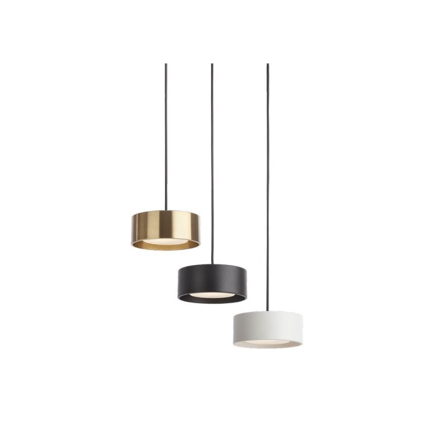 Redo 01-3101 - LED-kattokruunu johdossa PUNKT LED/6W/230V halkaisija 15 cm musta