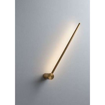 Redo 01-3121 - LED-seinävalaisin TABOO LED/9W/230V messinki