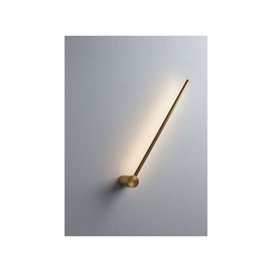 Redo 01-3121 - LED-seinävalaisin TABOO LED/9W/230V messinki