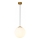 Redo 01-3153 - Kattokruunu johdossa BOWLING 1xE27/42W/230V kulta