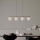 Redo 01-3155 - Kattokruunu johdossa BOWLING 4xE27/42W/230V kulta