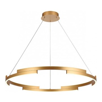 Redo 01-3175 - Himmennettävä LED-kattokruunu johdossa CASTLE LED/45W/230V kulta