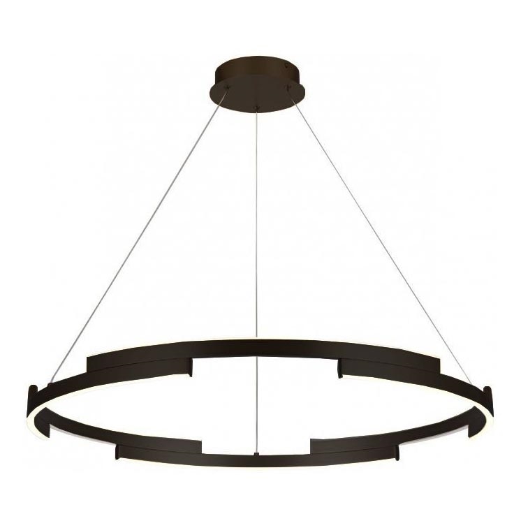 Redo 01-3176 - Himmennettävä LED-kattokruunu johdossa CASTLE LED/45W/230V musta