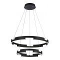 Redo 01-3179 - Himmennettävä LED-kattokruunu johdossa CASTLE LED/60W/230V musta