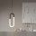 Redo 01-3184 - Himmennettävä LED-kattokruunu johdossa LATIUM LED/9W/230V musta