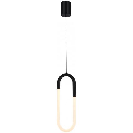 Redo 01-3184 - Himmennettävä LED-kattokruunu johdossa LATIUM LED/9W/230V musta