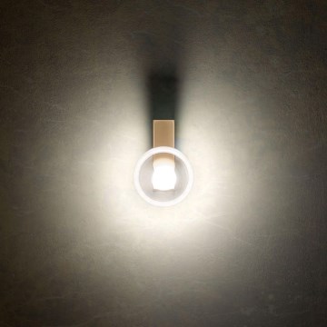 Redo 01-3239 - LED-seinävalaisin SINCLAIR LED/6,5W/230V CRI 93 IP21 kulta