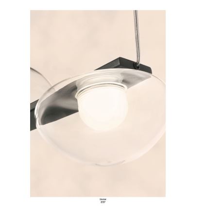 Redo 01-3247- Himmennettävä LED-kattokruunu johdossa SINCLAIR LED/37,2W/230V CRI 93 IP21 kulta