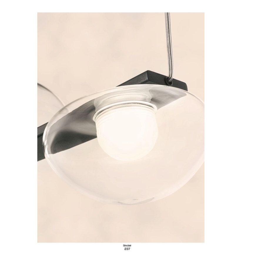 Redo 01-3247- Himmennettävä LED-kattokruunu johdossa SINCLAIR LED/37,2W/230V CRI 93 IP21 kulta