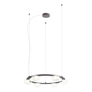 Redo 01-3248- Himmennettävä LED-kattokruunu johdossa SINCLAIR LED/37,2W/230V CRI 93 IP21 musta