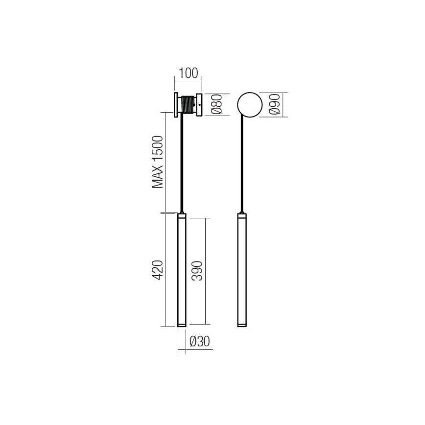 Redo 01-3301 - LED-himmennettävä seinävalaisin SWING LED/9W/230V 3000/4000K CRI 90 valkoinen