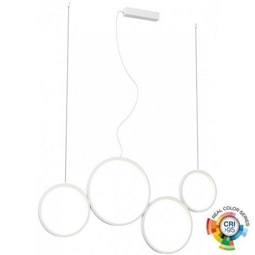 Redo 01-3382 - Himmennettävä LED-kattokruunu johdossa ATHENA LED/40W/230V 3000/4000/6000K CRI98 valkoinen