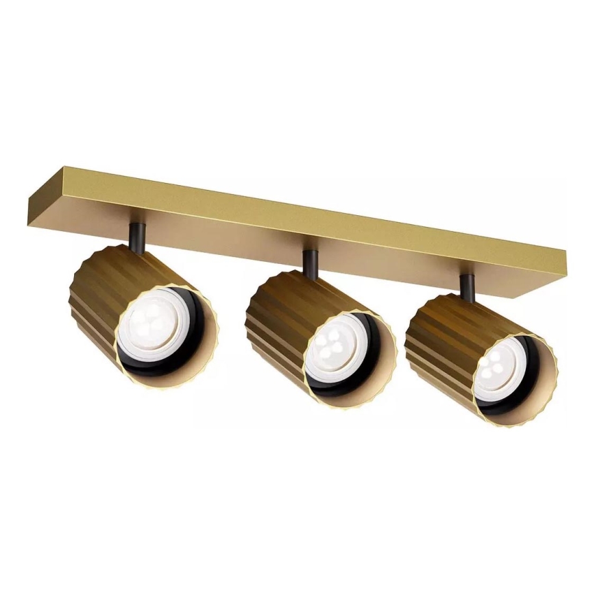 Redo 01-3405 - DELPHI-kohdevalaisin 3xGU10/7W/230V, kultainen