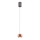 Redo 01-3548 - LED-kattokruunu johdossa AVES LED/12W/230V halkaisija 9,6 cm CRI 90 kupari